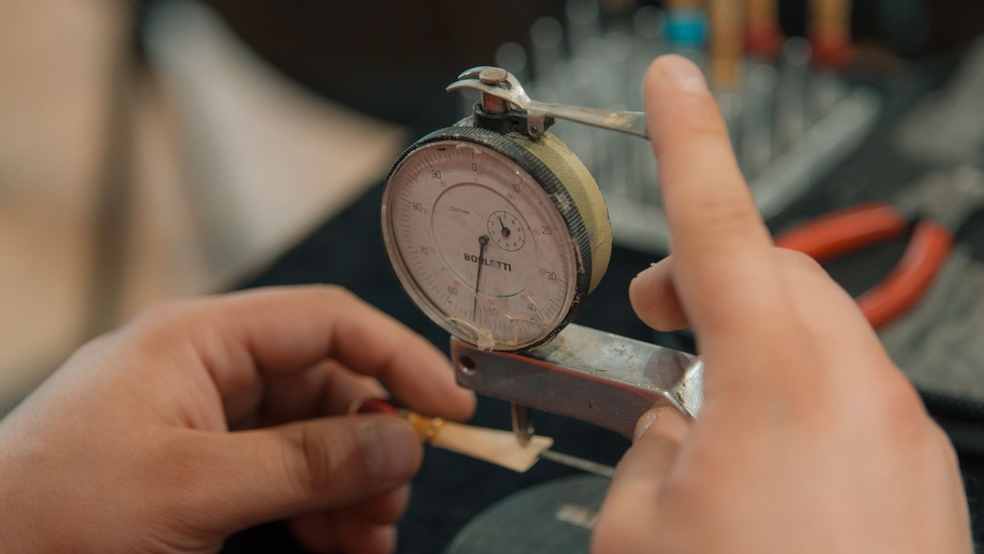 Illustrationsfoto af præcisionsmåleinstrument